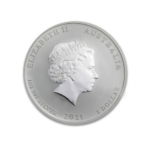 Moneda Plata Elizabeth III Australia Año del Conejo