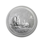 Moneda Plata Elizabeth III Australia Año del Conejo