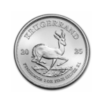 Krugerrand de Plata 2025 – Moneda 1 oz Plata Pura Sudáfrica