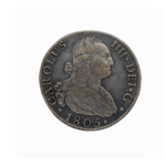 8 Reales de Plata Carlos IV 1805 – Ceca de Madrid
