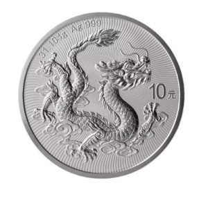 Onza del Dragón China Plata Pura 2025
