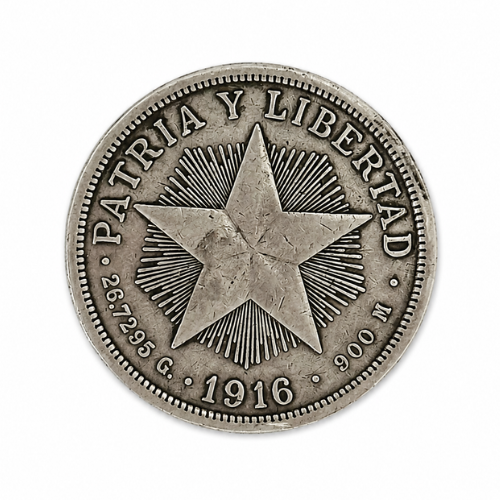 Un Peso de Cuba 1916