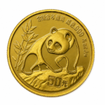 Moneda 1/2 Onza de Oro Panda China 1990 – Oro 999